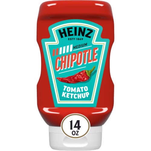 Heinz Medium Chipotle Spicy Tomato Ketchup, 14 oz - Mariano’s