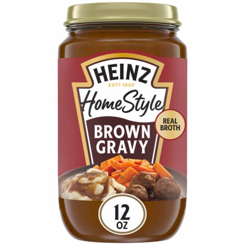 Heinz HomeStyle Brown Gravy Perspective: front