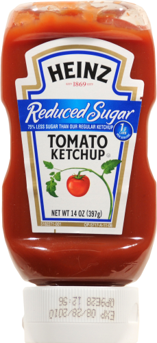 Heinz Reduced Sugar Ketchup Perspective: front