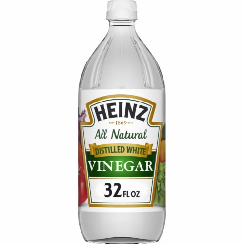 Heinz All Natural Distilled White Vinegar with 5% Acidity Perspective: front