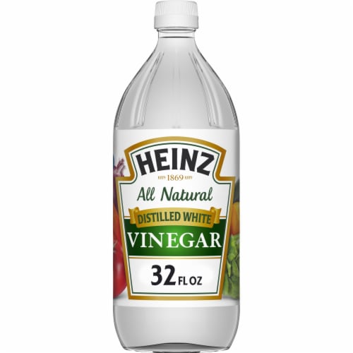 Heinz All Natural Distilled White Vinegar with 5% Acidity Perspective: front