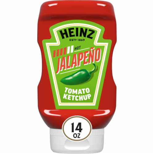 Heinz Hot Jalapeno Spicy Tomato Ketchup Perspective: front
