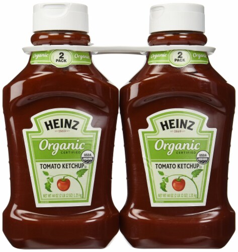 Heinz FOOD,KETCHUP,44OZ,2 35348582 Perspective: front