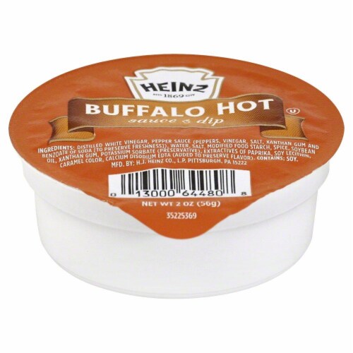 Heinz Buffalo Hot Sauce Cup Perspective: front