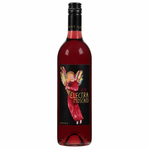 Quady Red Electra Moscato Perspective: front