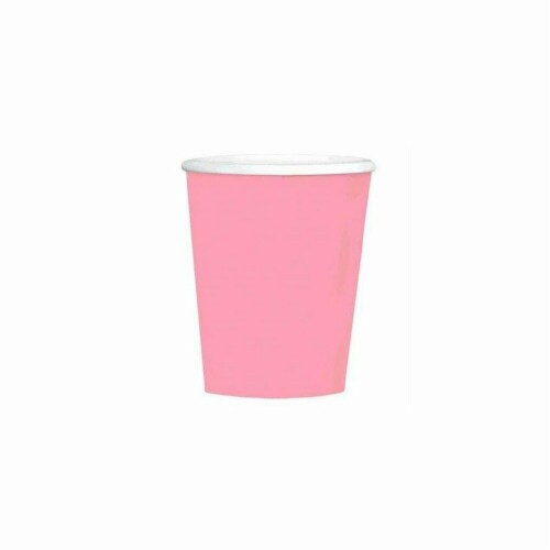 Pink shop paper cups