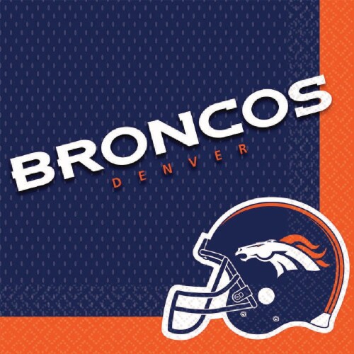 Amscan Denver Broncos Napkins Perspective: front