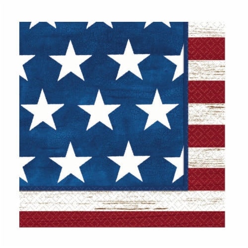 Amscan Americana Luncheon Napkins Perspective: front