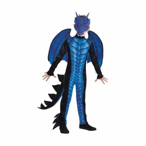 Amscan 402945 Child Deadly Dragon Costume for Boys, Large 12-14 Perspective: front