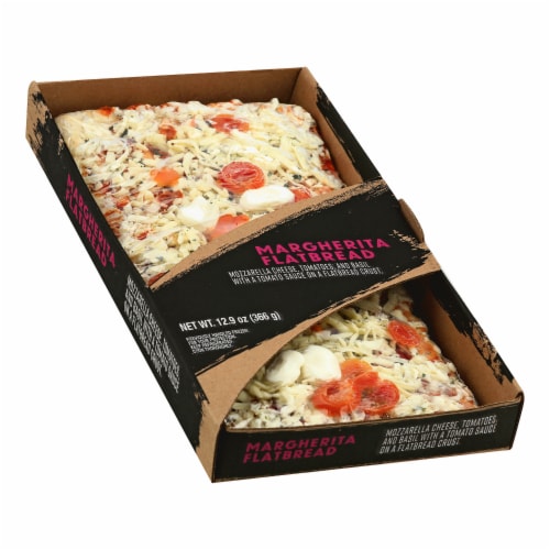 Cucina Grande Margherita Flatbread Pizza Perspective: front