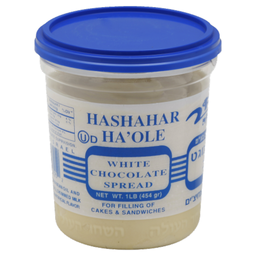 Hashahar Ha'ole White Chocolate Spread Perspective: front