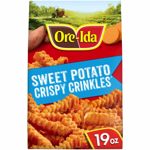 Ore-Ida Golden Crinkles, Crinkle Cut Fries, French Fries Fried Frozen  Potatoes, Value Size, 5 lb Bag