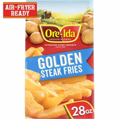 Ore-Ida Classic Thick Cut Steak French Fries French Fried Potatoes, Bag Perspective: front