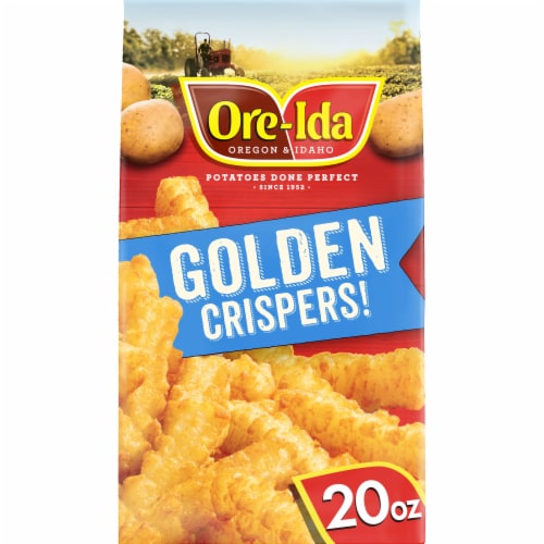 Ore-Ida Golden Crispers! Crispy French Fry Fried Frozen Potatoes Perspective: front