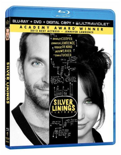 Silver Linings Playbook (2012 - Blu-Ray/DVD/Digital Copy/Ultraviolet) Perspective: front