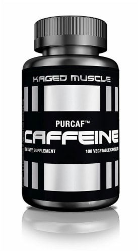 PurCaf Organic Caffeine Vegetable Caps Perspective: front