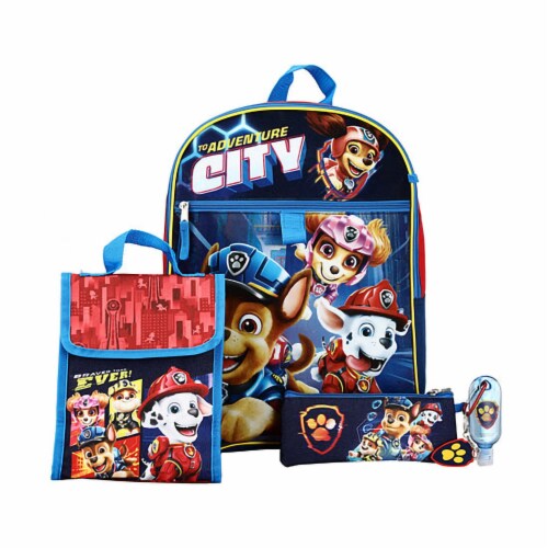 Paw Patrol Backpack & Lunch Bag With Bonus Pencil Case - Kids