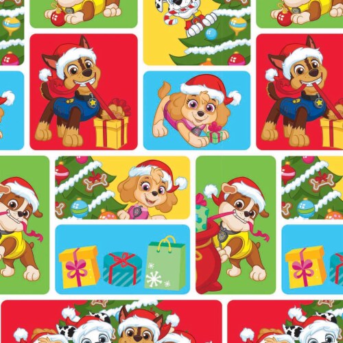 Paw Patrol Licensed Gift Wrap Perspective: front
