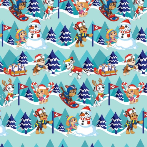 Plus Mark Paw Patrol Gift Wrap Perspective: front