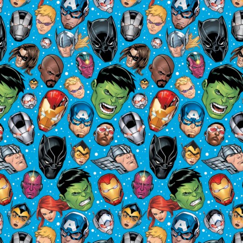 Plus Mark Avengers Gift Wrap Perspective: front