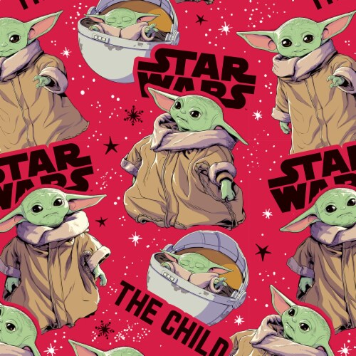 Plus Mark Star Wars The Child Gift Wrap Perspective: front