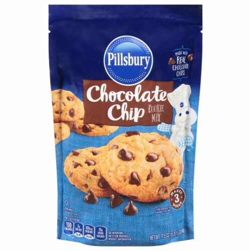 Pillsbury Chocolate Chip Cookie Mix Perspective: front