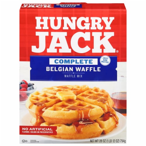 Hungry Jack Complete Belgian Waffle Mix Perspective: front