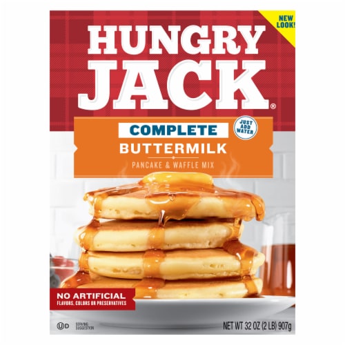 Hungry Jack Complete Buttermilk Pancake Mix and Waffle Mix Perspective: front