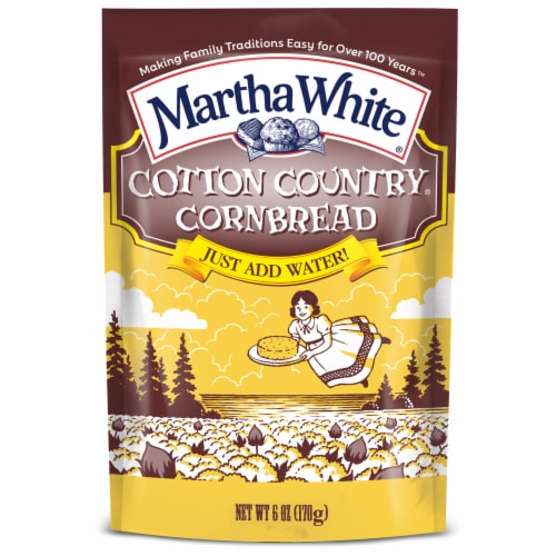 Martha White Cotton Country Buttermilk Cornbread Mix Perspective: front