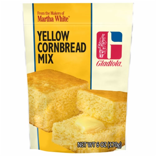 Martha White Gladiola Yellow Cornbread Mix, 6 Oz Pouch Perspective: front