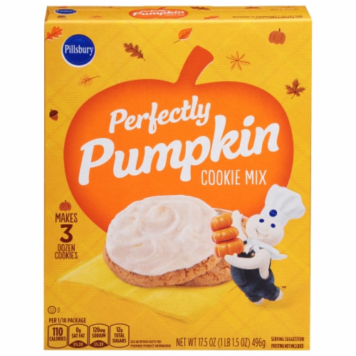Pillsbury Moist Supreme® Perfectly Pumpkin Cookie Mix Perspective: front