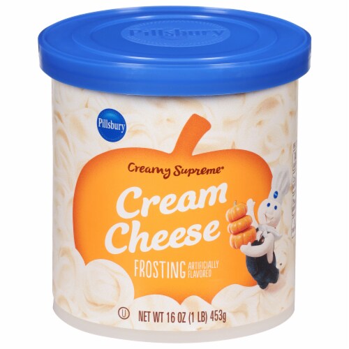 Pillsbury Creamy Supreme® Cream Cheese Frosting Perspective: front