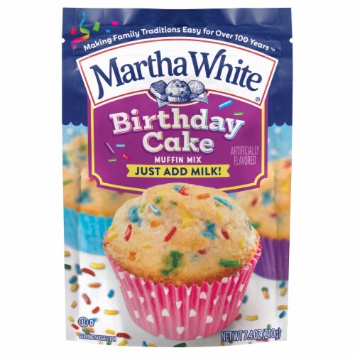 Martha White® Birthday Cake Muffin Mix Perspective: front