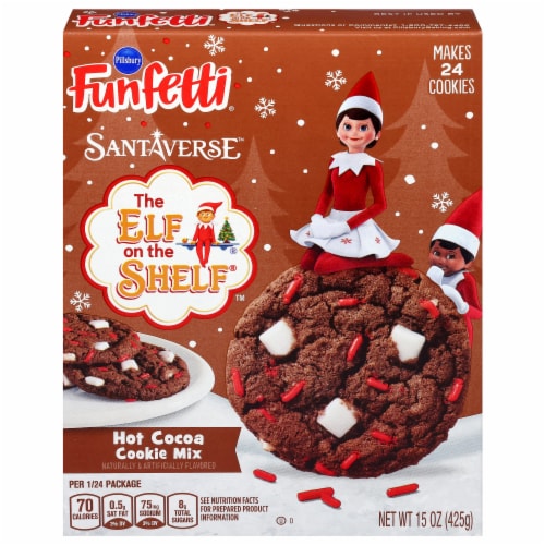 Pillsbury Elf on the Shelf® Hot Cocoa Cookie Mix Perspective: front