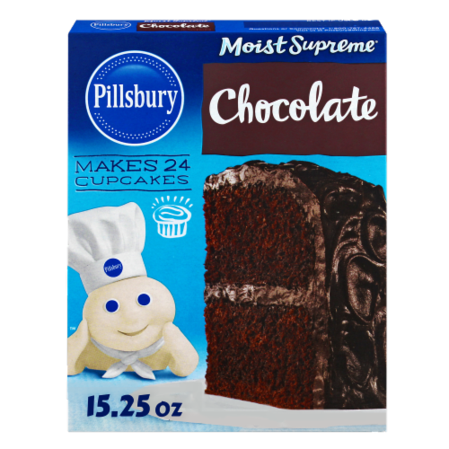 Pillsbury Moist Supreme® Premium Chocolate Cake Mix Perspective: front
