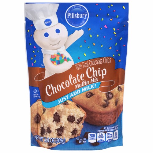 Pillsbury Chocolate Chip Muffin Mix Perspective: front