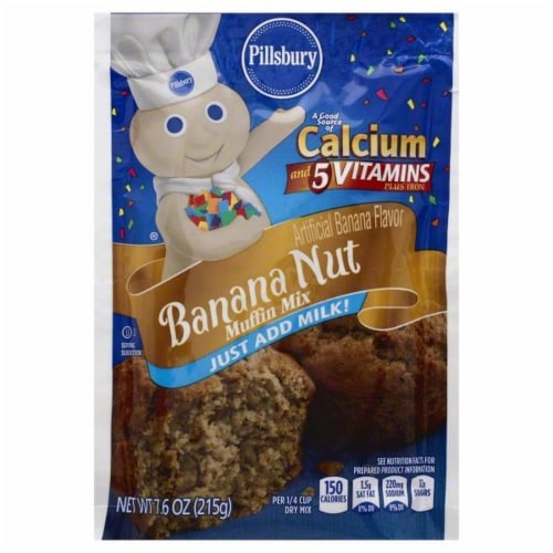 Pillsbury Banana Nut Muffin Mix Perspective: front