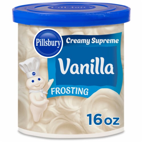 Pillsbury Creamy Supreme Vanilla Frosting Perspective: front