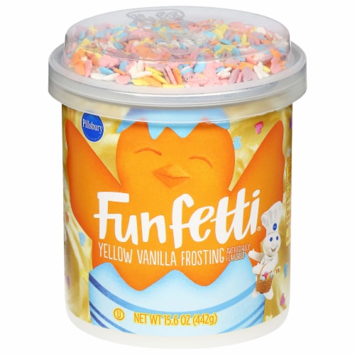 Pillsbury Funfetti® Spring Vanilla Frosting Perspective: front
