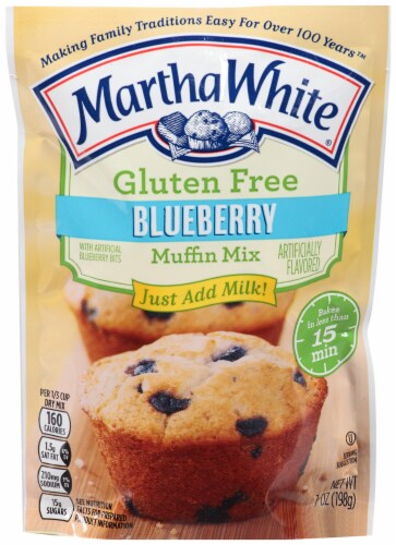 Martha White Gluten Free Blueberry Muffin Mix Perspective: front