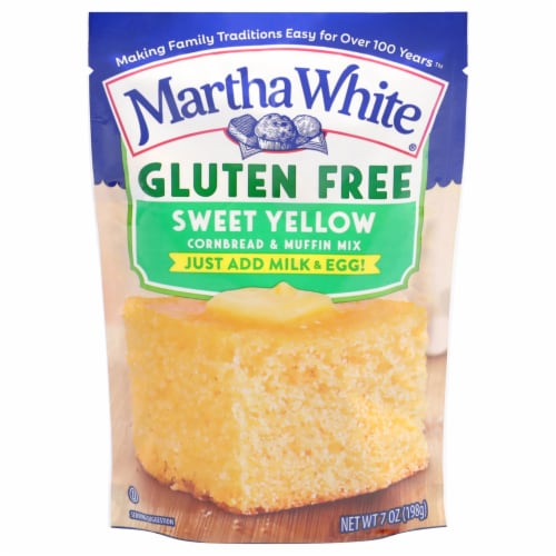 Martha White Sweet Yellow Gluten Free Cornbread Mix Perspective: front