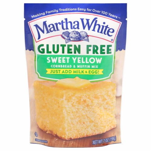 Martha White Sweet Yellow Gluten Free Cornbread Mix Perspective: front