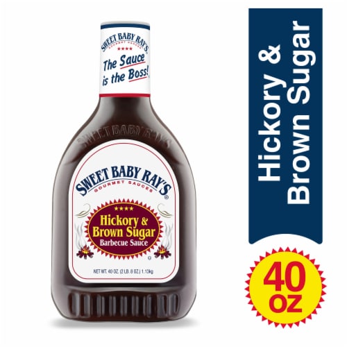 Sweet Baby Ray's Hickory & Brown Barbecue Sauce, 40 oz - Food Stores