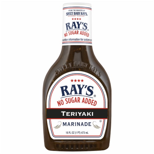 Sweet Baby Ray's No Sugar Added Teriyaki Marinade Perspective: front