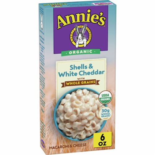 Annie's™ Organic Shells & White Cheddar with Whole Grains Mac N Cheese Dinner Perspective: front