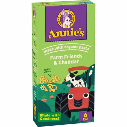 Annie's White Cheddar Shells Mac N Cheese Macaroni and Cheese Dinner, 6 oz  - Kroger