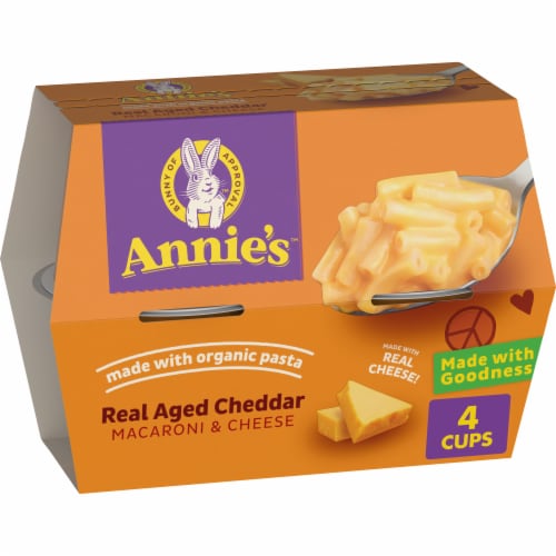 Annie’s Real Aged Cheddar Microwave Mac and Cheese Cups