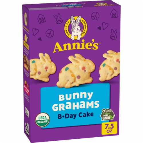 Annie's™ Organic Baked Bunny Birthday Cake Graham Crackers, 7.5 oz