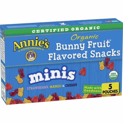 Annie's Organic Berry Patch Bunny Fruit Snacks, Gluten Free, 10 ct, 7 oz