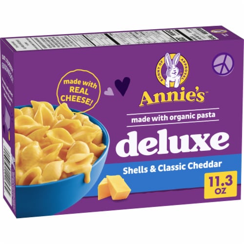 Annie's White Cheddar Shells Mac N Cheese Macaroni and Cheese Dinner, 6 oz  - Kroger